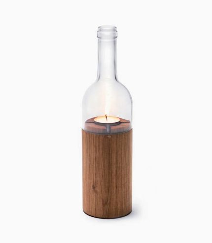 Books Wine bottle lantern